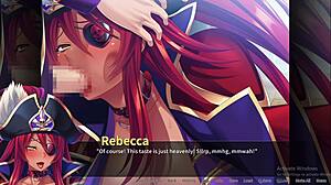 Pirate rebecca takes bukkake in scene two