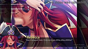 Pirate rebecca takes bukkake in scene two