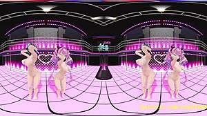 Vr mmd chihavivi does a nude dance in 3d hololive hentai