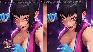 sensual battle between cammy and juri
