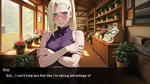 ino rides narutos huge cock in bedroom