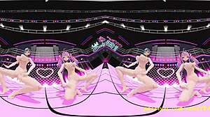 Vr mmd chihavivi does a nude dance in 3d hololive hentai
