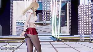 Mmd ren dances ahri butt in league of legends