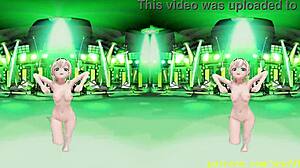iroha does nude dance in vr