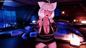 horny catgirl begs to breed catboy in pov roleplay