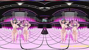 Vr mmd chihavivi does a nude dance in 3d hololive hentai