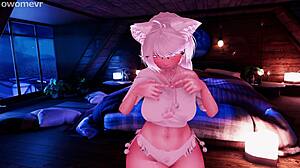 horny catgirl begs to breed catboy in pov roleplay