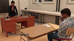 losing virginity to teacher kate in classroom?