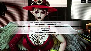 furrhouse 8 ophelia and david interrupted moment hannas garden invitation visual novel gameplay