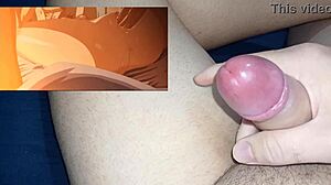 me playing hentai game while masturbating