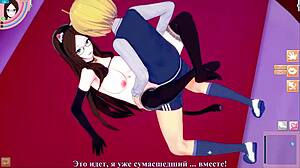 Student fucks cat-girl hard in multiple positions