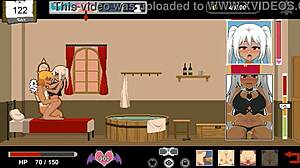 hentai game handyman 2 features fantasy cute white haired lady