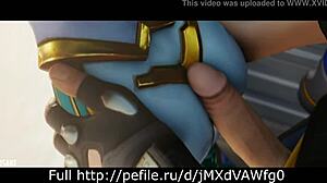 cartoon porn public sex tracer ana hanzo scene