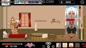 hentai game handyman 2 features fantasy cute white haired lady