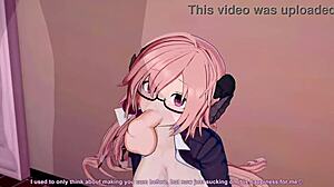 Koikatsu my demon girl girlfriend gives massage and blowjob