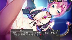 Midnight girls rirumu gives a detailed footjob scene in game.