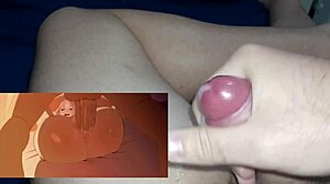me playing hentai game while masturbating