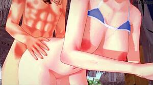 clorinde enjoys bikini fantasy fucking from genshin