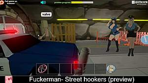 fuckerman street hookers preview with futanari action