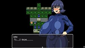 These tight space suits barely contain her huge tits and ass