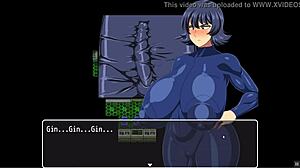 These tight space suits barely contain her huge tits and ass
