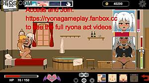hentai game handyman 2 features fantasy cute white haired lady