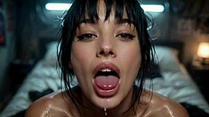 Caroline Ai Animation Tongue Fetish Simulator