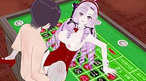 nui sociere and hyakumantenbara salome do intense bunny girl sex