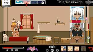 hentai game handyman 2 features fantasy cute white haired lady