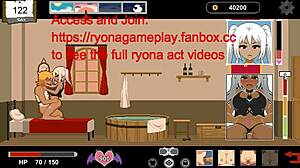 hentai game handyman 2 features fantasy cute white haired lady
