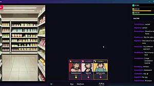 Risky Stream Hentai Game Ep 2 Anal Riding A Giant Dildo In The Supermarket