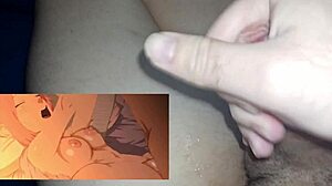 me playing hentai game while masturbating