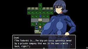 These tight space suits barely contain her huge tits and ass