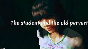 the student and the old pervert anal