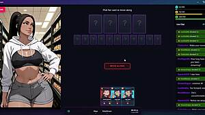 risky hentai handjob at mall during stream