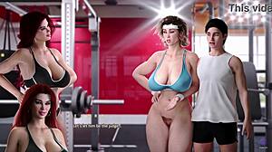 Milf stepmom shares stepsons big cock with bff