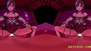 vr180 mmd chihaya dance 3d hololive hentai