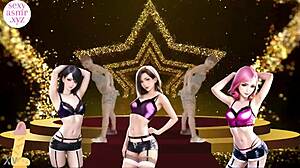 Kpop stars put on an erotic show for fans