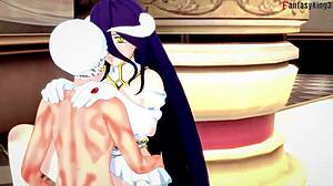 Albedo fucking 3 overlord characters in detail