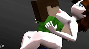 Sammy and Sam stand together in 3d animation