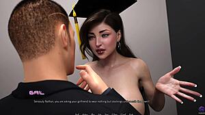 Horny Couple Sneaks Quick Anal Fuck In College Toilet