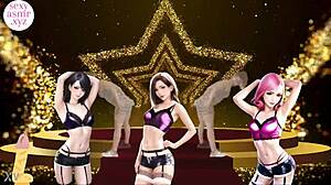 Kpop stars put on an erotic show for fans