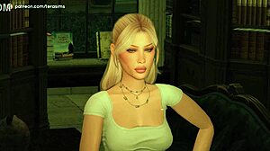 Naughty student is enjoying a big cock while the librarian watch