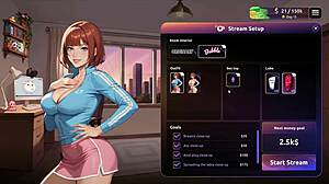 My waifu stream goes viral in hentai game episode 3