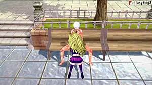 Mai Valentine Performs Blowjob In Yu Gi Oh Fantasy