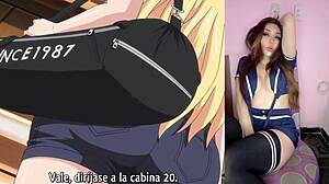 Lucky pervert guy fucks his work colleagues in mankitsu hentai episode
