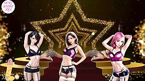 Kpop stars put on an erotic show for fans