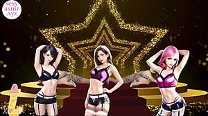 Kpop stars put on an erotic show for fans