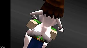 Sammy and Sam stand together in 3d animation