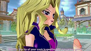 Mai Valentine Performs Blowjob In Yu Gi Oh Fantasy